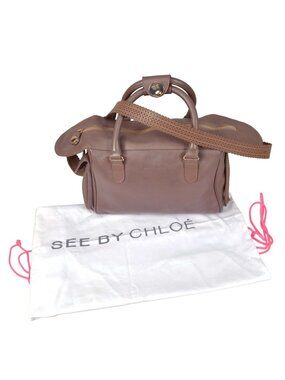 See by Chloé Leather Bauletto Satchel Bag w/Dust Bag!